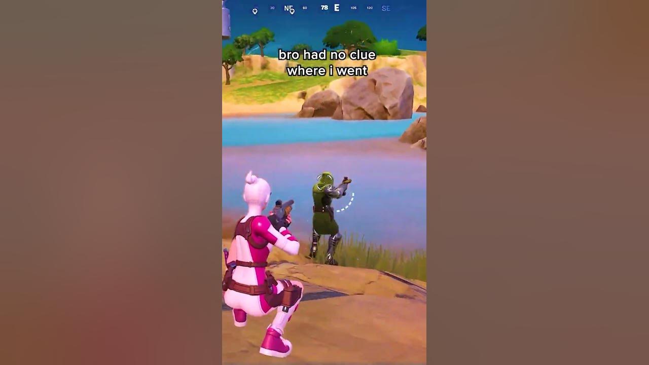 He had no clue where i went #fortnite #fortniteclips #gaming #