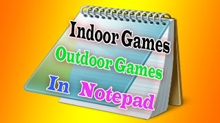 GTU CCC Practical Exam Video 13 Five Indoor and Outdoor games in Notpaid