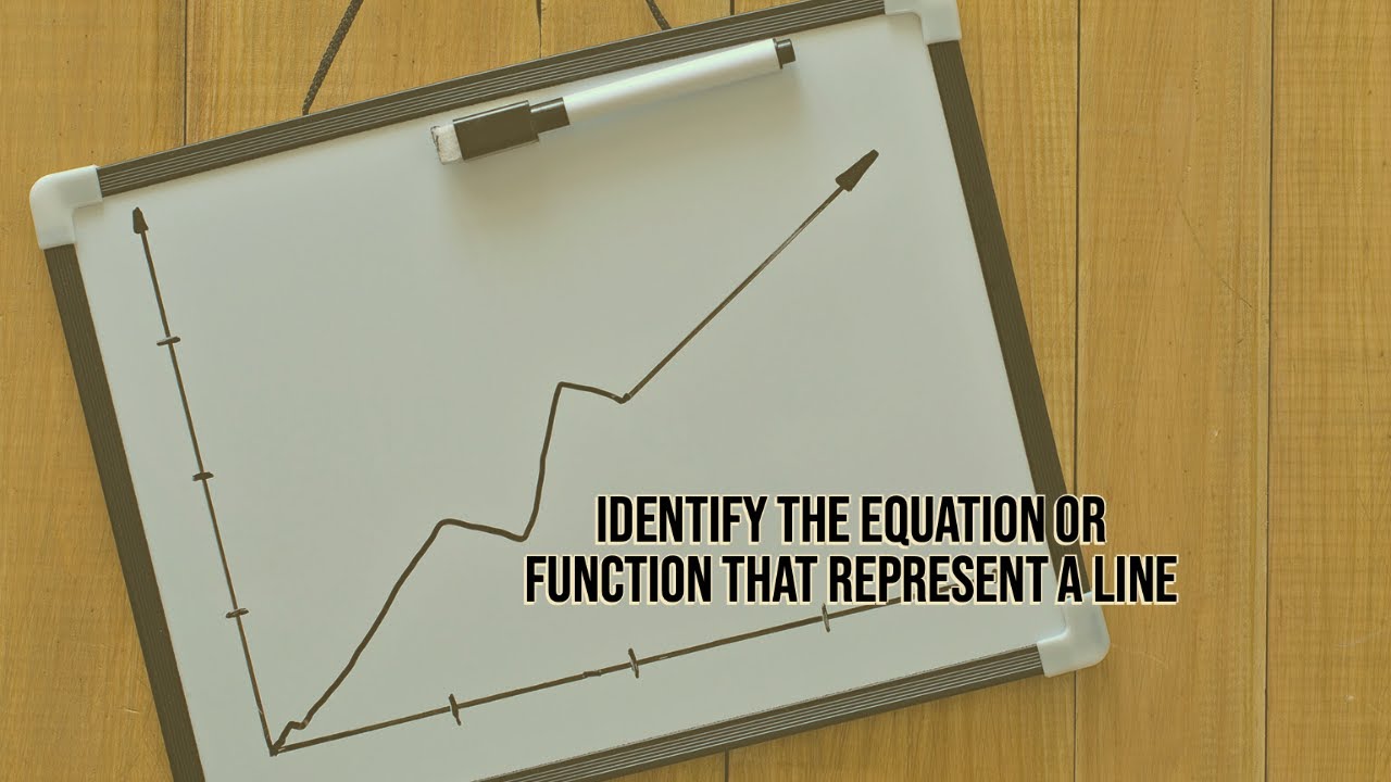 IDENTIFY THE EQUATION OR FUNCTION THAT REPRESENTS A GRAPH - YouTube