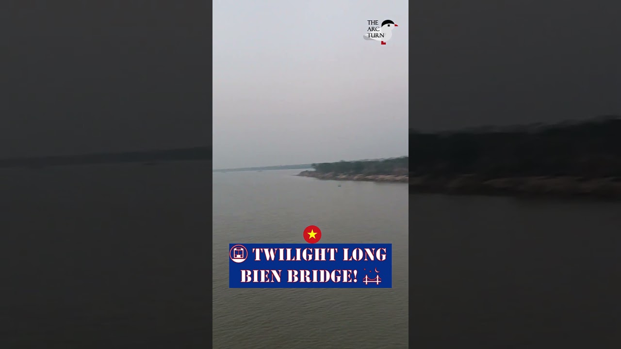 🚇 Twilight Views from Long Bien Bridge! 🌉 | 