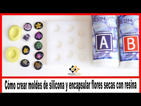 4 Moldes De Resina Para Joyero De Silicona Para Manualidades | Envío Gratis