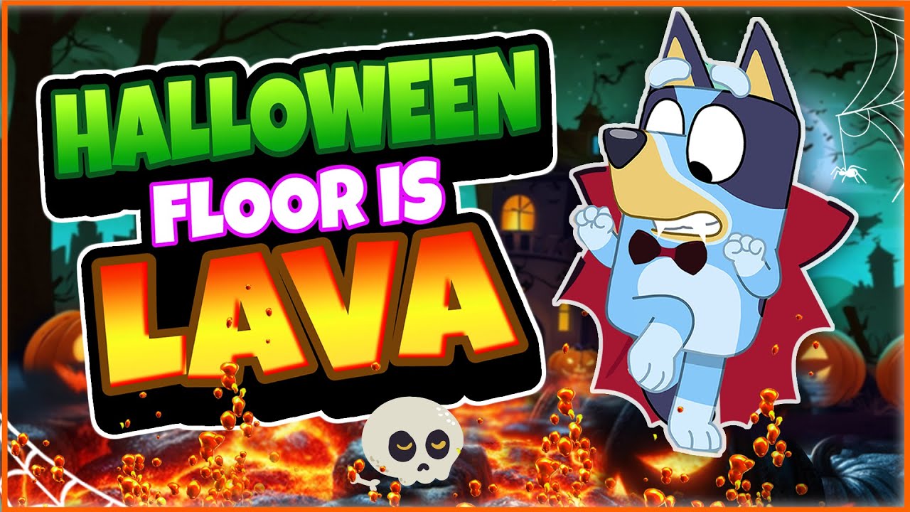🌋Bluey - Floor is Lava🌋| Freeze Dance | Just Dance kids | Bluey Brain Break Party | GoNoodle!