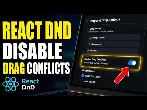 How to disable drag-and-drop conflicts in React DnD UI components - Complete Guide