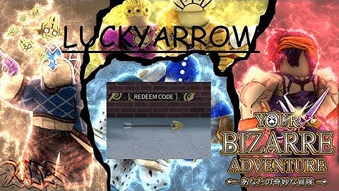 [YBA] waiting for lucky arrow code!