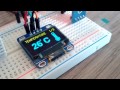 Arduino weather station with OLED display and DHT22 sensor