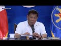 President Rodrigo Duterte's recorded message to the nation | Monday, February 15