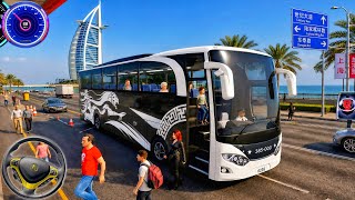 Real Bus Game Driving 2026 🔥 Dubai City Bus Coach Drive - Android Gameplay  screenshot 5