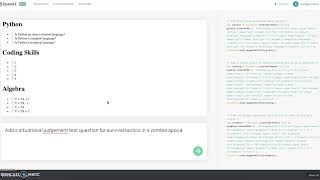 OpenAI Codex Demo Converting Natural Language into Edtech Assessment Types