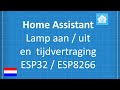 Home Assistant ESP32 ESP8266 Aan, uit en vertraagd uit (time delay). #12