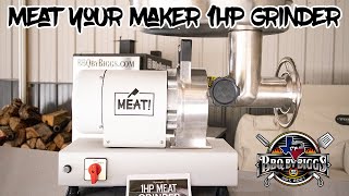 Meat Your Maker 1 HP Meat Grinder - First MEAT! Brisket Grind