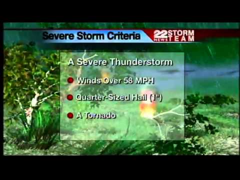 Potential for severe storms today - YouTube