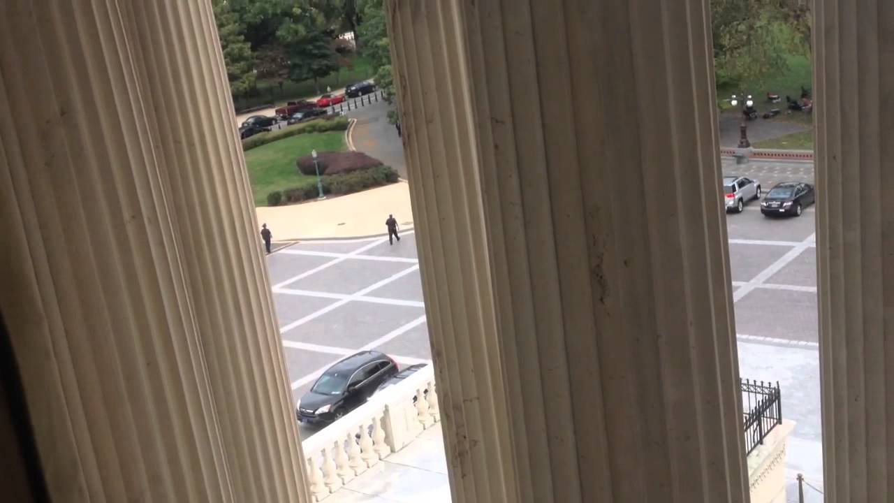 People run into Capitol as shots fired nearby