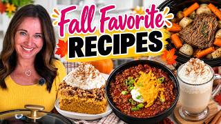 The Minute Fall Hits, I Make These 5 Recipes!
