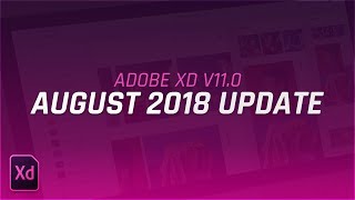 Adobe XD August 2018 Update - Extract Assets, Reorganize Assets and More!
