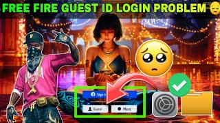 FREE FIRE GUEST ID LOGIN PROBLEM || Free Fire Guest ID is not logging in, what should I do?