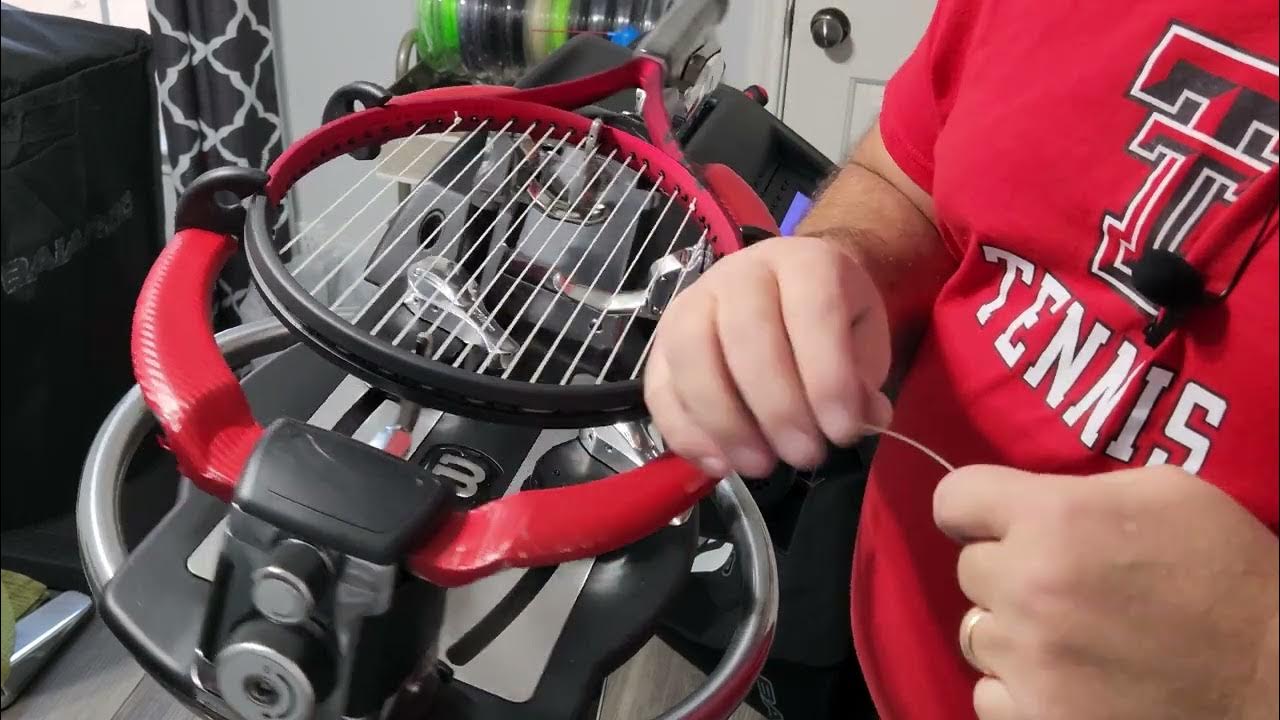2022 Wilson Clash V2 100 step by step stringing instructions YouTube