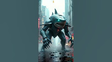 🦾🦈Robot Shark Transformation #shorts #shark #robot #robotics #robots #robotic #transformation