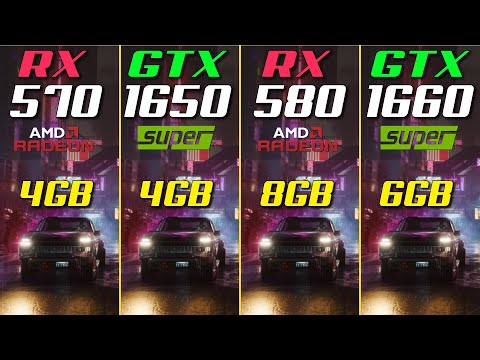 GTX 1650 Super vs. RX 570 vs. RX 580 vs. GTX 1660 Super | in 2021 - YouTube