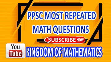 PPSC MOST REPEATED MCQ