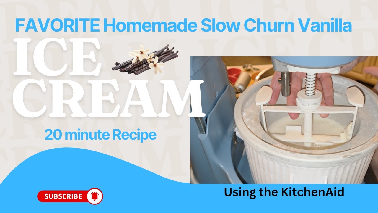 Лучший рецепт домашнего ванильного мороженого, приготовленного за 20 минут методом медленного взб...