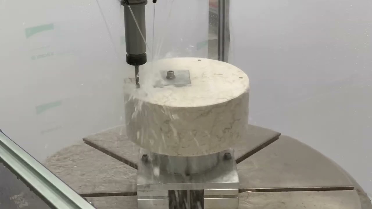 Helios Star vertical machining center for stone 3d sculptures 