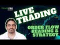 Live trading futures pt 2 order flow strategy breakdown  qa 2