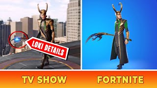 Comparing LOKI Skin in Fortnite vs Loki in Movies/TV Show (Fortnite x Loki)
