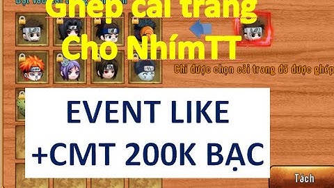 Làng lá phiêu lưu kí - Ghép cải trang xịn xò cho NhimTT - Event 200k bạc