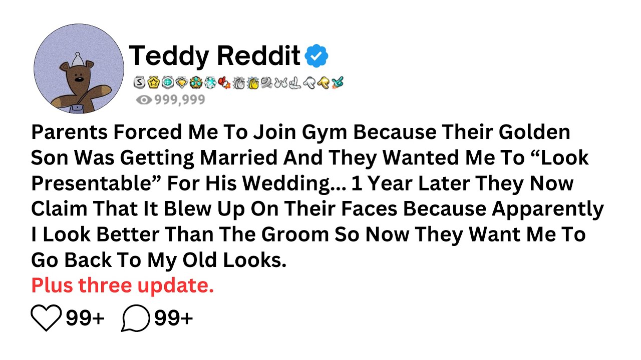 Parents Forced Me To Join Gym Because Their Golden Son Was Getting Married And They Wanted Me To...,