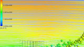 Streamline Simulation of Building Cluster by ANSYS Workbench