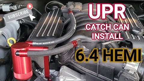 UPR Catch Can Install / 6.4 HEMI SCAT PACK
