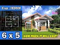 #17 House Design : 30sqm  Simple House Plan with estimated Cost