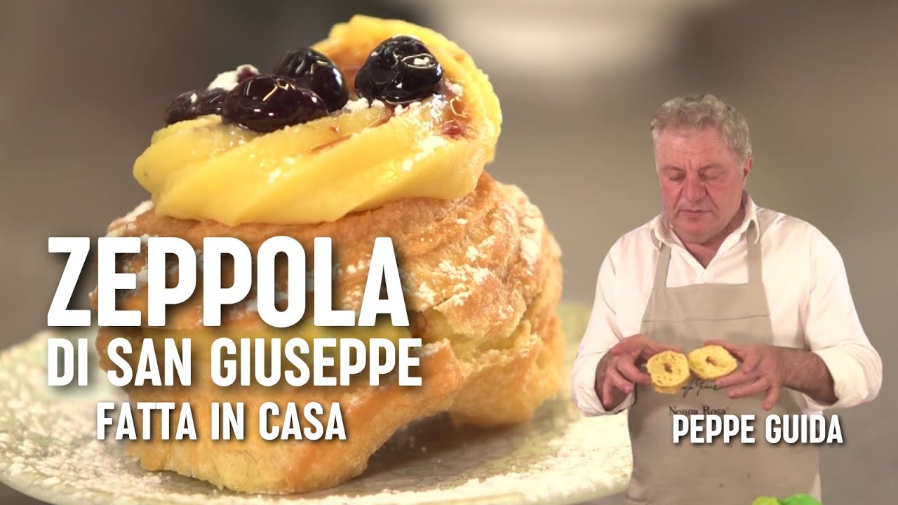 Zeppola di San Giuseppe fatta in casa con la ricetta di Peppe Guida