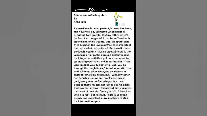 Confessions of a #daughter .. By Anna Lloyd #fathe...