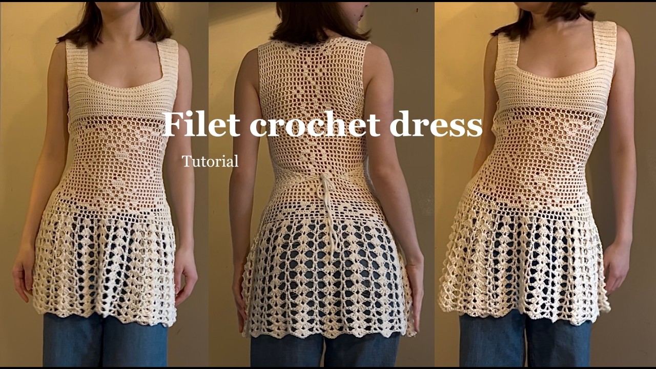 white christmas dresses Brisa Crochet Tank Dress Coverup Black – South Moon Under main image 1