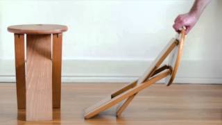 Roger Tallon TS Folding Stools Bought at Mooi Muf in the Hague, Netherlands. mooimuf.nl.