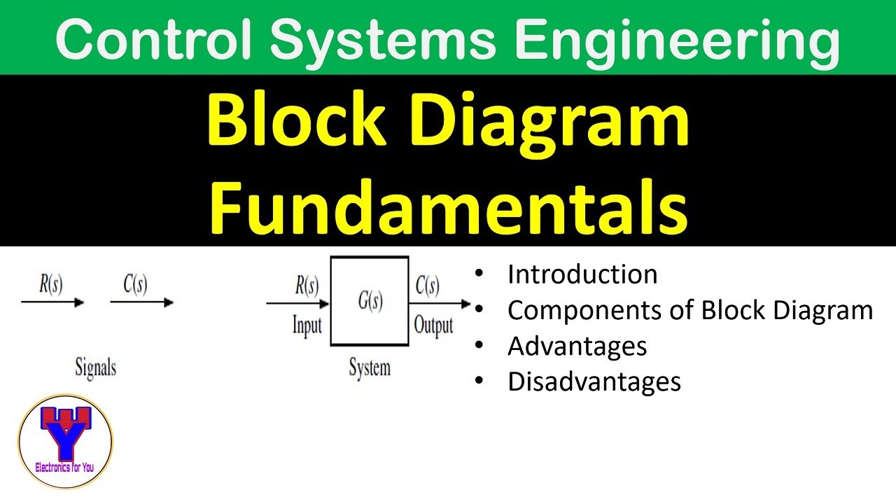 Block diagram fundamentals | Introduction to block diagrams in Control Systems - YouTube | Advantages Of Block Diagram | | YouTube