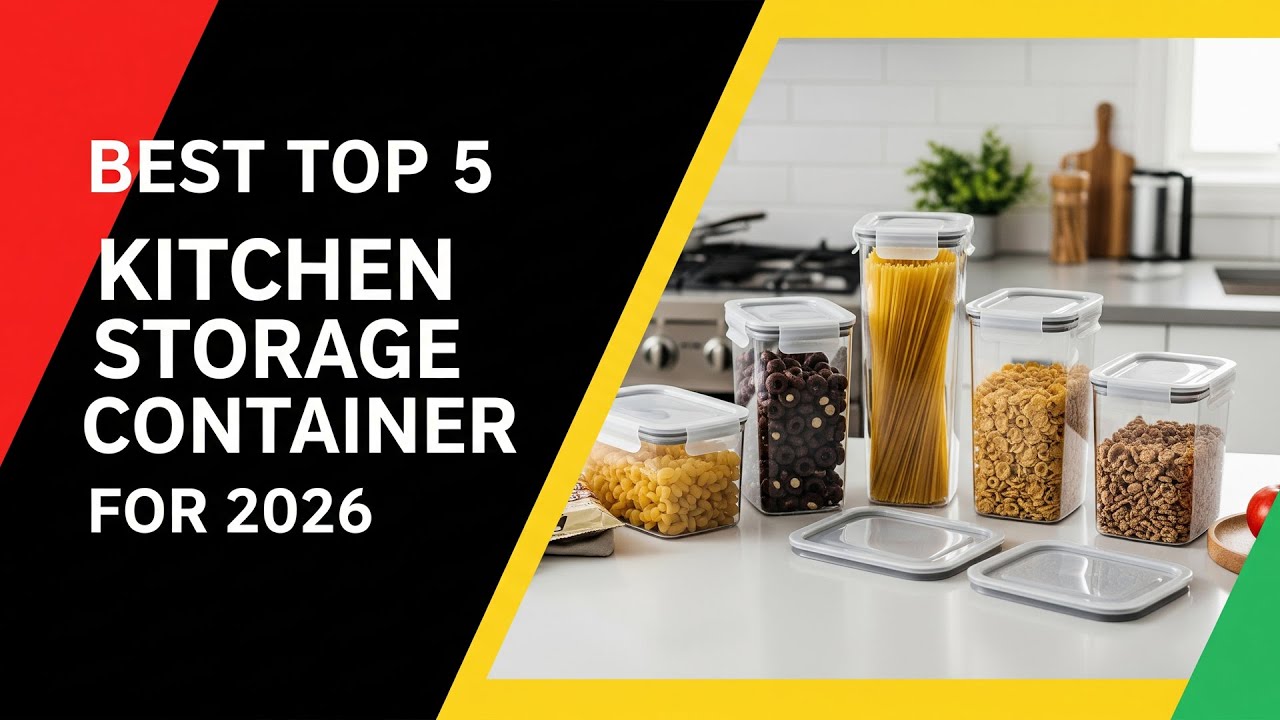 Топ-5 лучших контейнеров для хранения на кухне на 2026 год | Необходимые вещи для организации кух...