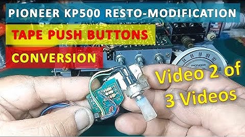 Pioneer KP500  │ Speakon Connector │ Tape Push Buttons Shared with Bluetooth USB Module Mod Video 2
