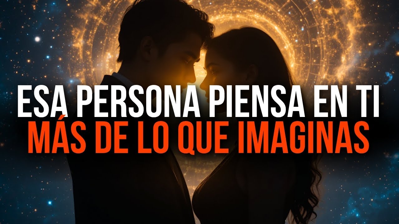 DIOS ESTÁ DICIENDO: ESA PERSONA SIENTE LO MISMO QUE TÚ, NO DUDES MÁS