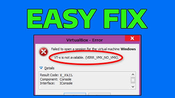 How To Fix VT-x is Not Available (VERR_VMX_NO_VMX) in Windows