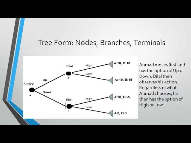 Adv Micro L6: Game Theory, Decision Trees
