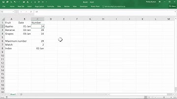 Use MATCH and INDEX in Excel