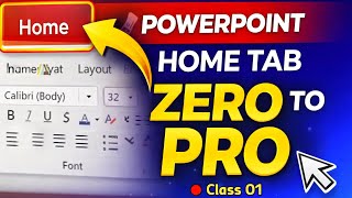 MS PowerPoint Home Tab Full Course | All Tools Explained Step by Step | PowerPoint Home Tab beginner