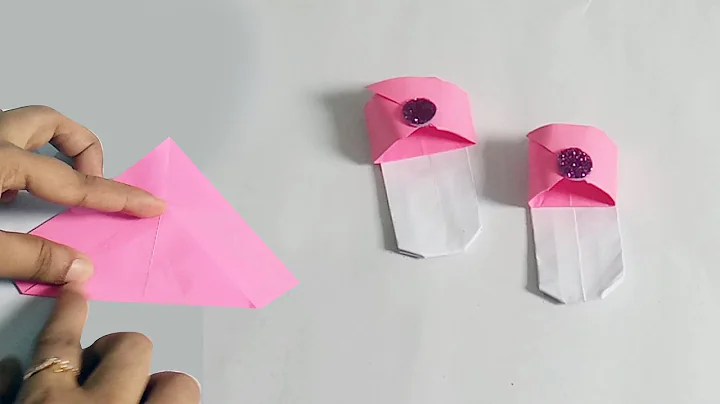 DIY Mini Paper Slipper | Paper Crafts For School / Paper Craft /kids craft ideas / Origami Slippers