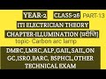 # ILLUMINATION#CARBON ARC LAMP#CLASS-26#PART-13#YEAR-2#TRADE-ELECTRICIAN#BY SUDARSHAN SIR