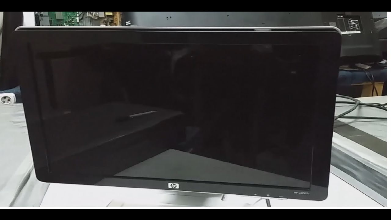 HP w2007v Monitor Repair Button power - YouTube