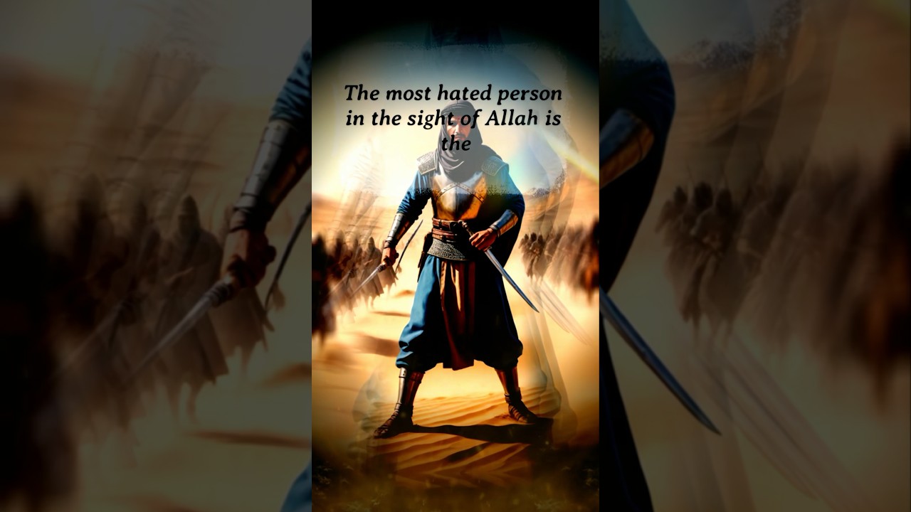 Which person Allah Hates the most? | 