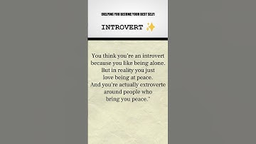 "Introvert" 😑 | #growthmindset #motivation #selfimprovement