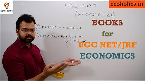 Books for UGC NET Economics by NTA | Must read books | Sanat Sir | Ecoholics
